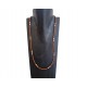 Collier Matubo marron mat