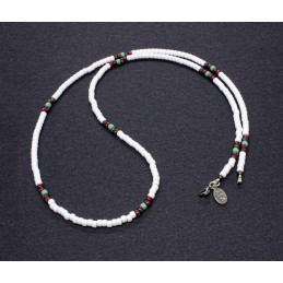 Matubo white necklace